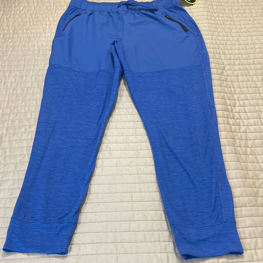 Athletic Works Blue Activewear Pants BOYS SIZE 14-16 XL NWT UNISEX